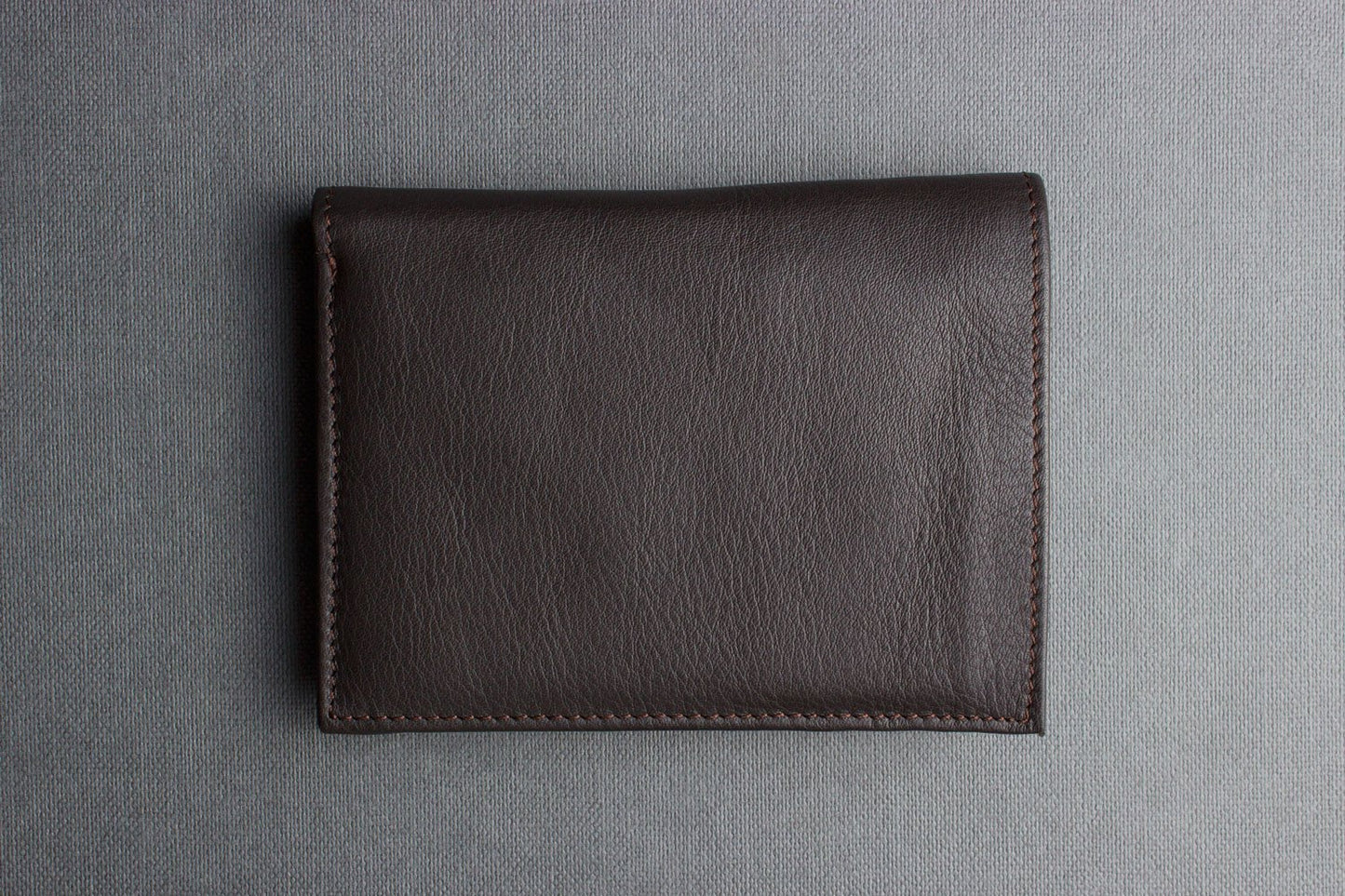 Cowhide Leather Slimfold Passcase Wallet