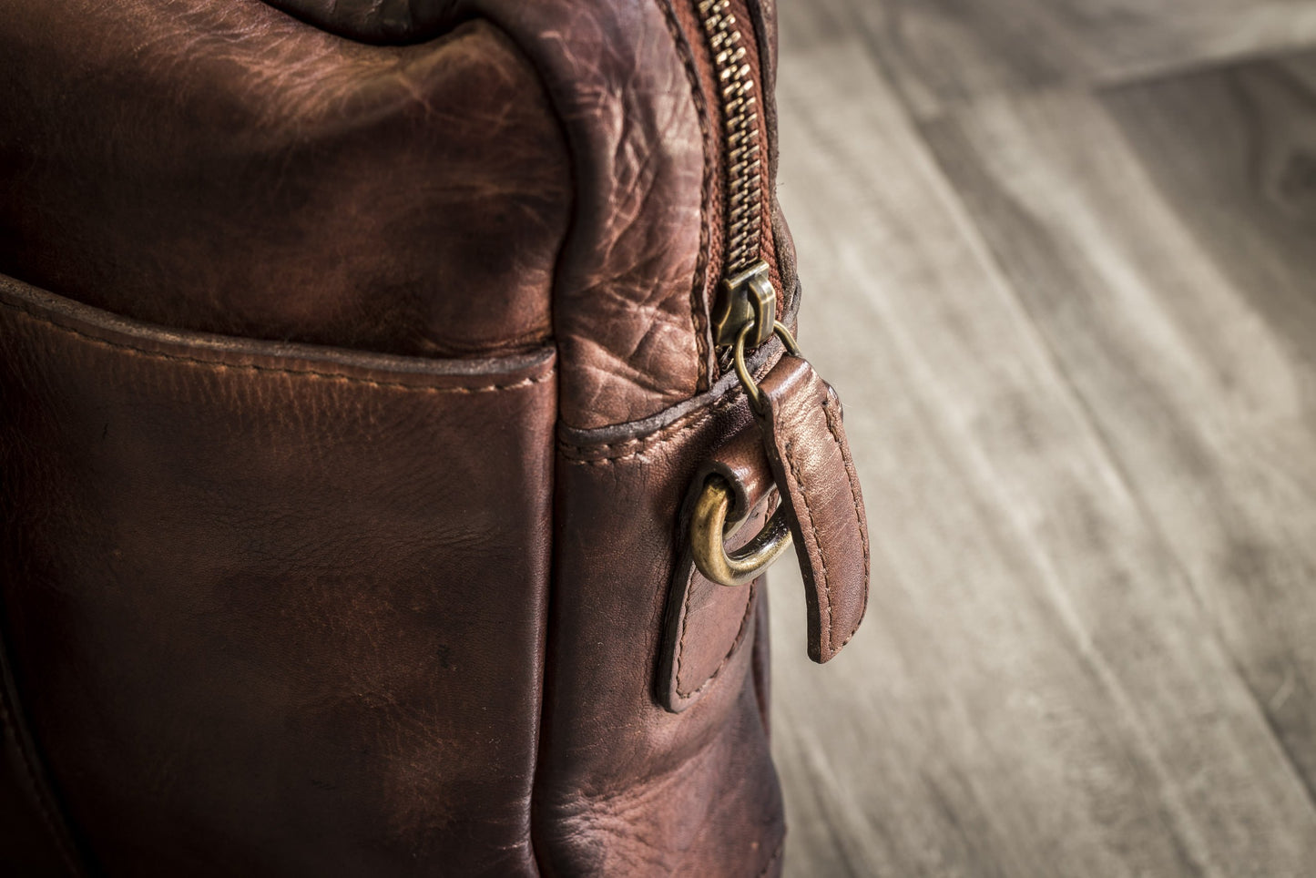 Genuine Leather Sleek Briefcase