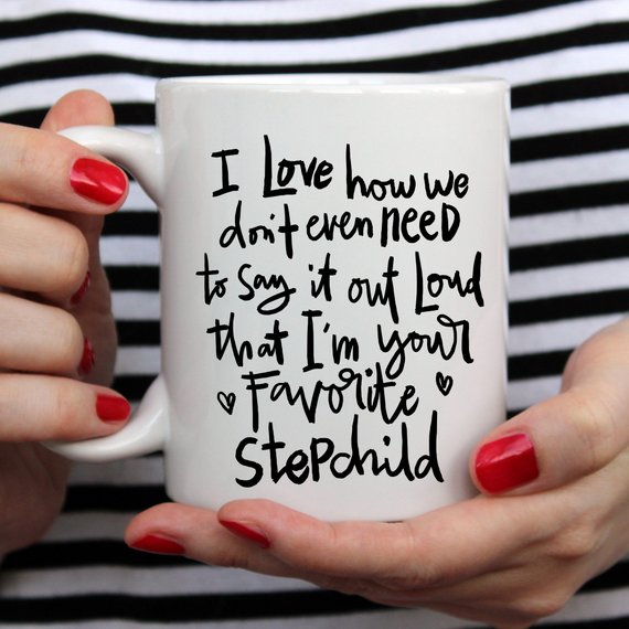 11oz Ceramic Mug - Stepmom Gift - Stepdad Mug -