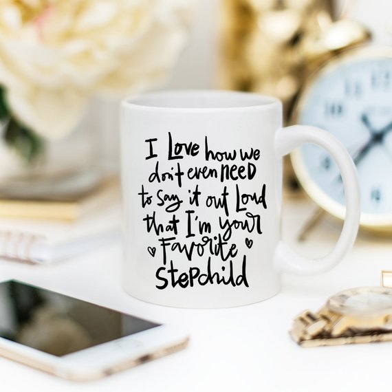 11oz Ceramic Mug - Stepmom Gift - Stepdad Mug -
